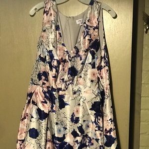 Midi length semi formal dress